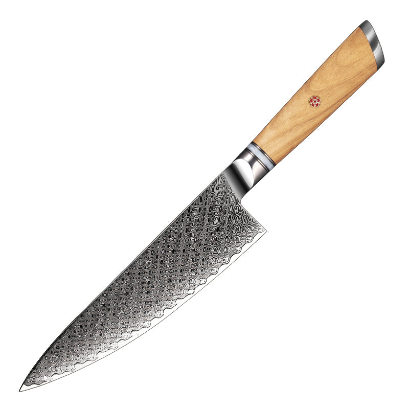 Legacy Forge 8-inch Chef's Knife – 67-Layer Damascus Blade - CHOPLIX