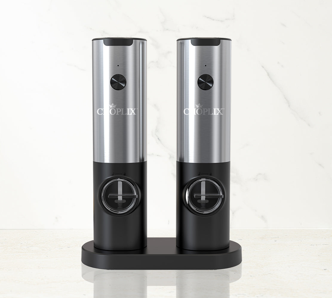 MaxiMills Premium Electric Pepper Grinder Set - CHOPLIX