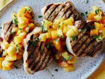 Apple Grilled Pork Chop