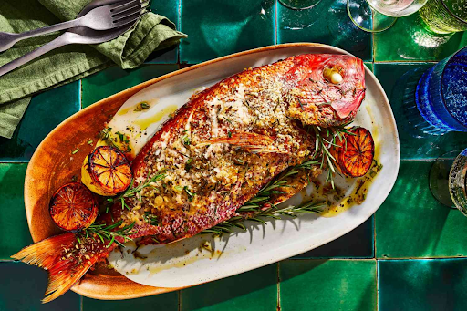 Barbecued Whole Snapper with Lime