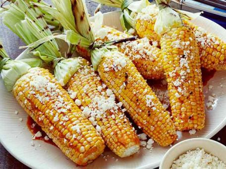 Grilled Corn on The Cob with Chili-Lime Butter