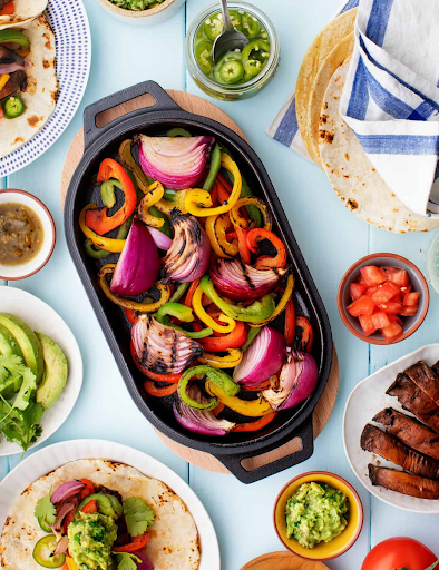 Grilled Vegetable Fajitas