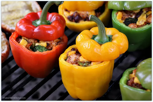 Grilled Stuffed Bell Peppers